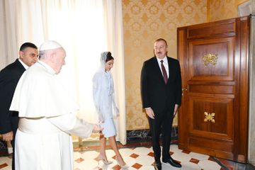 Президент Азербайджана Ильхам Алиев встретился в Ватикане с Папой Франциском - ОБНОВЛЕНО
