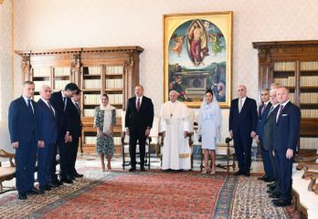 Президент Азербайджана Ильхам Алиев встретился в Ватикане с Папой Франциском - ОБНОВЛЕНО