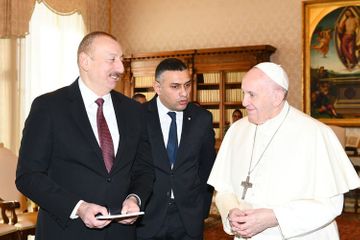 Президент Азербайджана Ильхам Алиев встретился в Ватикане с Папой Франциском - ОБНОВЛЕНО