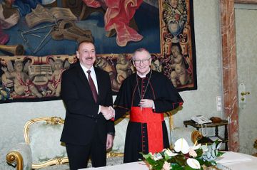 Президент Ильхам Алиев встретился с государственным секретарем Святого Престола - ОБНОВЛЕНО