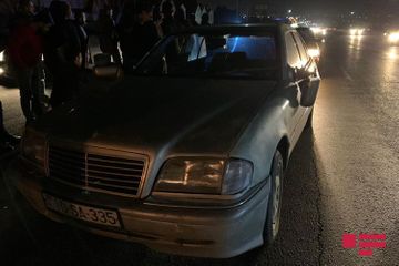 На шоссе Баку-Сумгайыт произошло ДТП, есть пострадавший - ФОТО