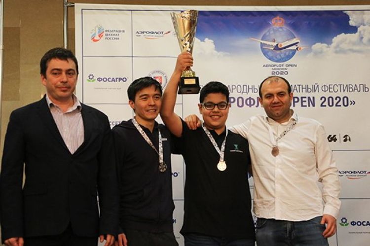 Азербайджанский шахматист стал победителем международного турнира «Аэрофлот Опен»