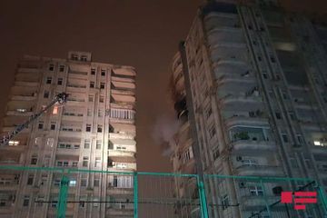 В Баку в высотном доме произошел пожар - ФОТО - ВИДЕО - ОБНОВЛЕНО