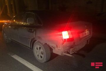 В Баку столкнулись 2 автомобиля, есть пострадавший - ФОТО - ВИДЕО