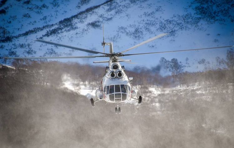 Ми-8 совершил аварийную посадку в Красноярском крае РФ