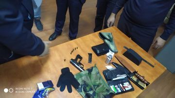 В Гяндже задержали вооруженного мужчину, 1 полицейский ранен