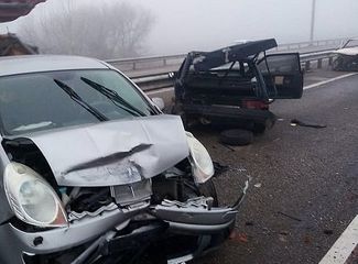 В России на трассе «Дон» столкнулись 34 автомобиля, есть погибшие и раненые  - ФОТО