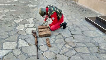 В Агстафе обнаружены оружие и боеприпасы - ФОТО