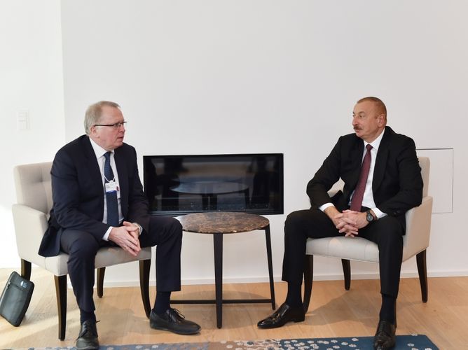Президент Ильхам Алиев встретился с гендиректором компании «Equinor» 