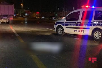 В Баку грузовик переехал пешехода – ФОТО 