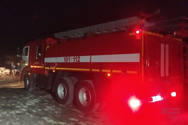 В Барде произошел пожар в частном жилые доме