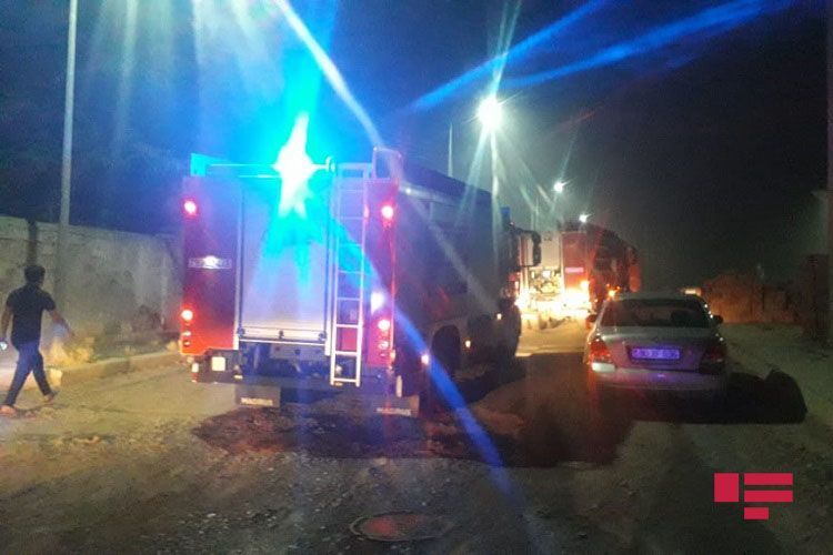 В Загатале сгорел пятикомнатный дом