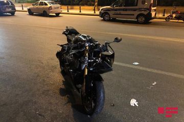В Баку мотоцикл сбил насмерть женщину - ФОТО - ВИДЕО