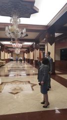 Председатель ММ Сахиба Гафарова ознакомилась с ущербом, нанесенным зданию парламенту
