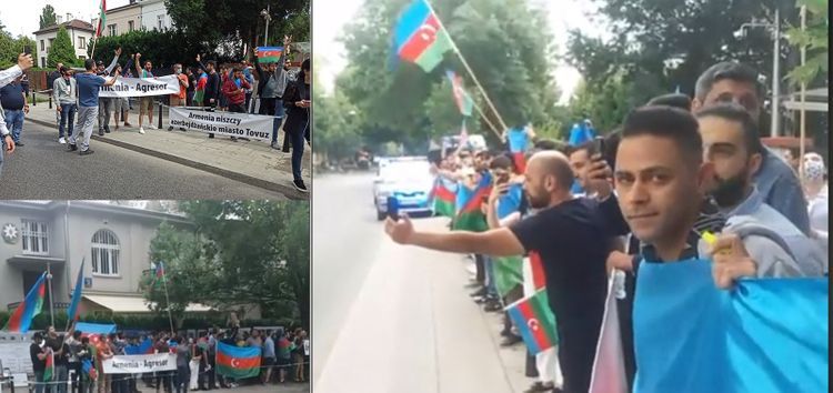 Пресечена попытка проведения армянами несанкционированной акции перед посольством Азербайджана в Польше