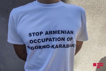 В Тбилиси прошла акция протеста перед посольством Армении - ФОТО