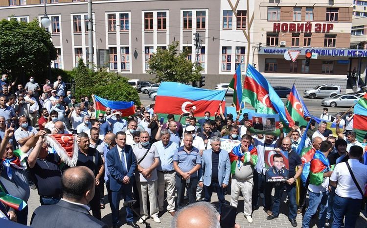 В Украине прошла акция в поддержку Азербайджанской Армии
