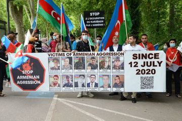 В Страсбурге состоялось шествие в знак протеста против оккупационной и агрессивной политики Армении - ФОТО