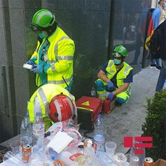 «На нас обрушился град камней, но ни один азербайджанский флаг не был брошен» - Армянское зверство в Бельгии  - ФОТО