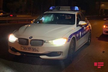 На дороге Баку-Сумгайыт столкнулись 3 автомобиля, есть пострадавшие - ФОТО