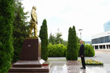 Президент Ильхам Алиев совершил поездку и в Габалинский район - ОБНОВЛЕНО