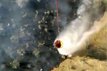 Пожар в горной местности в Сиязане потушен - ОБНОВЛЕНО - ВИДЕО