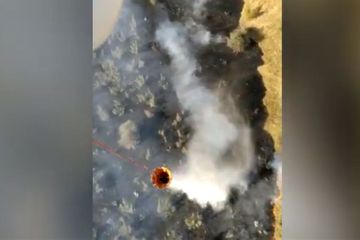 Пожар в горной местности в Сиязане потушен - ОБНОВЛЕНО - ВИДЕО