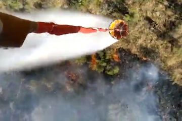 Пожар в горной местности в Сиязане потушен - ОБНОВЛЕНО - ВИДЕО