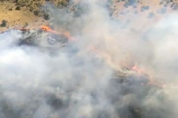 Пожар в горной местности в Сиязане потушен - ОБНОВЛЕНО - ВИДЕО
