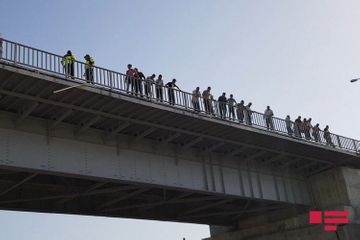 Житель Гёйчайского района бросился с моста в реку - ФОТО