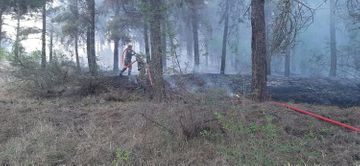 Пожар на Агсуинском перевале взят под контроль в ряде направлений  - ФОТО - ВИДЕО - ОБНОВЛЕНО