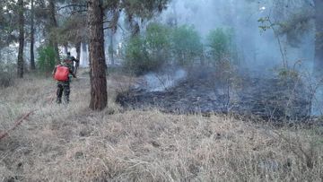 Пожар на Агсуинском перевале взят под контроль в ряде направлений  - ФОТО - ВИДЕО - ОБНОВЛЕНО