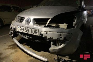В результате ДТП в Баку погиб 1 человек, еще двое тяжело ранены - ФОТО - ВИДЕО
