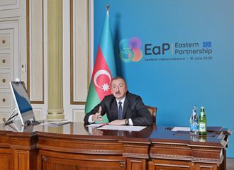 Президент Ильхам Алиев в формате видеоконференции принял участие в саммите стран Восточного партнерства - ОБНОВЛЕНО