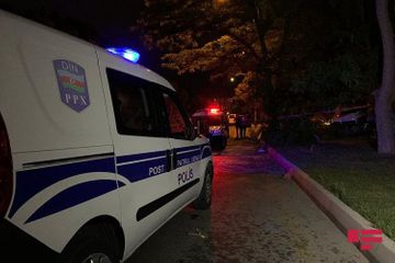 В Баку автомобиль врезался в деревья, водитель серьезно пострадал  - ФОТО