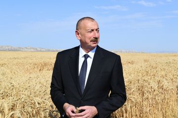 Президент принял участие в презентации агропарка в селе Гараагаджлы Самухского района - ФОТО - ОБНОВЛЕНО