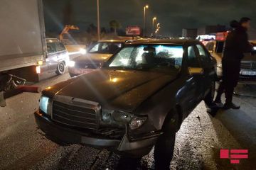 В Баку в результате ДТП пострадали 3 человека - ФОТО - ВИДЕО