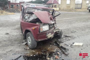 В ДТП в Азербайджане погиб 1 человек, 3 получили травмы - ФОТО