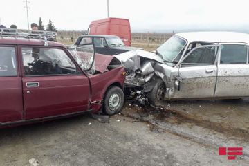 В ДТП в Азербайджане погиб 1 человек, 3 получили травмы - ФОТО