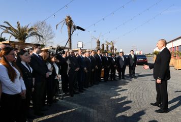 Президент Ильхам Алиев принял участие в открытии Агстафинского агропромышленного комплекса - ФОТО - ОБНОВЛЕНО