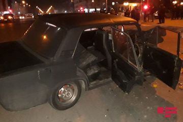 В Мингячевире в ДТП пострадали 4 человека - ФОТО