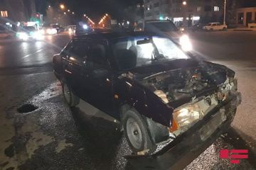 В Мингячевире в ДТП пострадали 4 человека - ФОТО