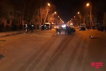 В Мингячевире в ДТП пострадали 4 человека - ФОТО