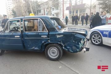 В ДТП в Мингячевире пострадали 3 человека – ФОТО 