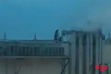 В Сумгайыте произошел пожар в доме торжеств – ФОТО 