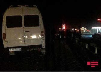 В Газахе спасены 3 человека, оказавшиеся зажатыми в автомобиле в результате ДТП – ФОТО 