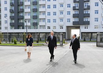 Президент Ильхам Алиев принял участие в открытии Говсанского жилищного комплекса - ОБНОВЛЕНО
