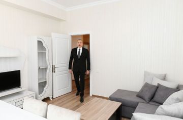 Президент Ильхам Алиев принял участие в открытии Говсанского жилищного комплекса - ОБНОВЛЕНО