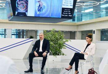 Президент Ильхам Алиев принял участие в открытии медицинского учреждения «Ени клиника» в Баку - ОБНОВЛЕНО-1