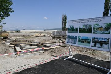 Президент Ильхам Алиев ознакомился с работой, проводимой в рамках реконструкции святилища Пирсаат Баба в Шамахы - ОБНОВЛЕНО